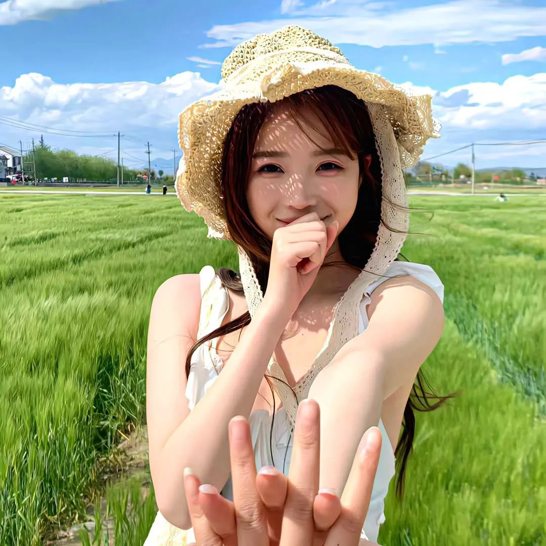 她真漂亮